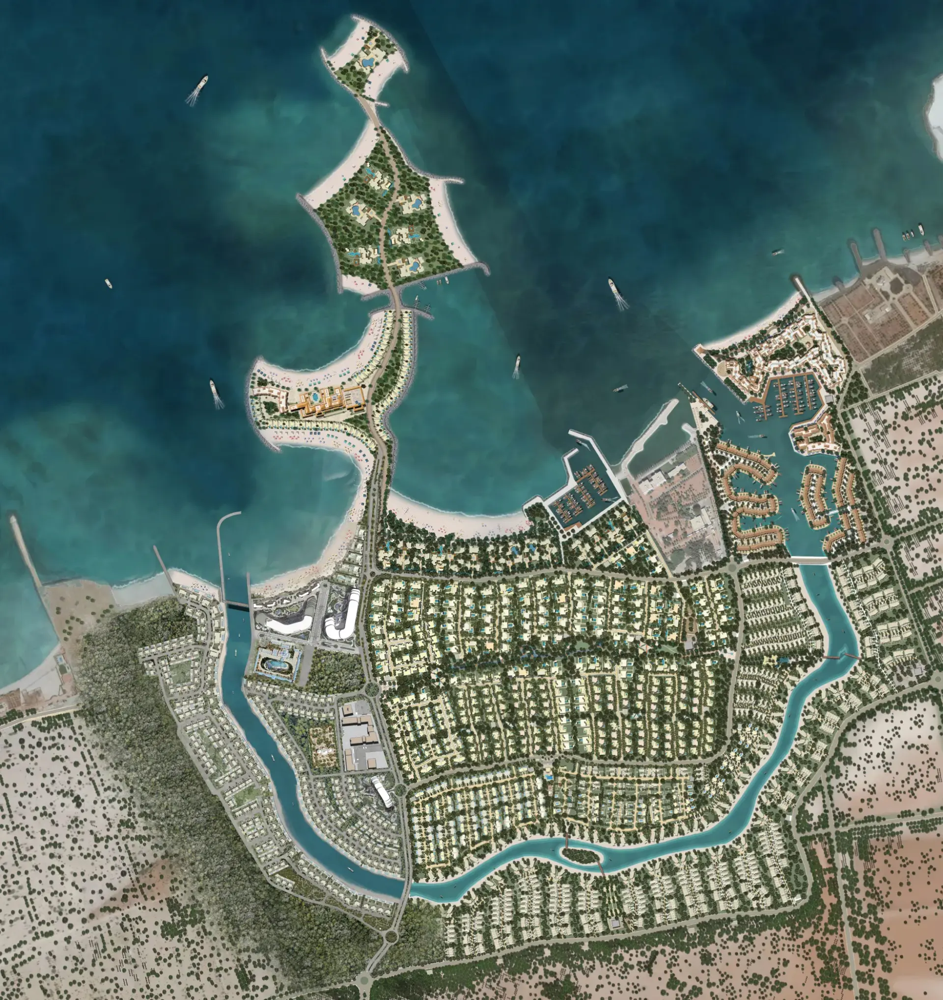 Masterplan location map for Ghadeer Al Tayr